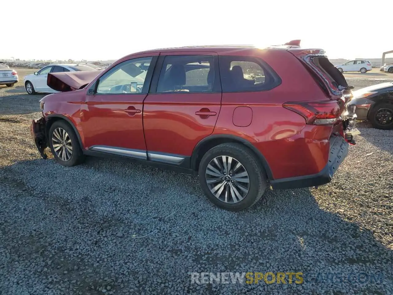2 Photograph of a damaged car JA4AD3A36KZ042734 MITSUBISHI OUTLANDER 2019