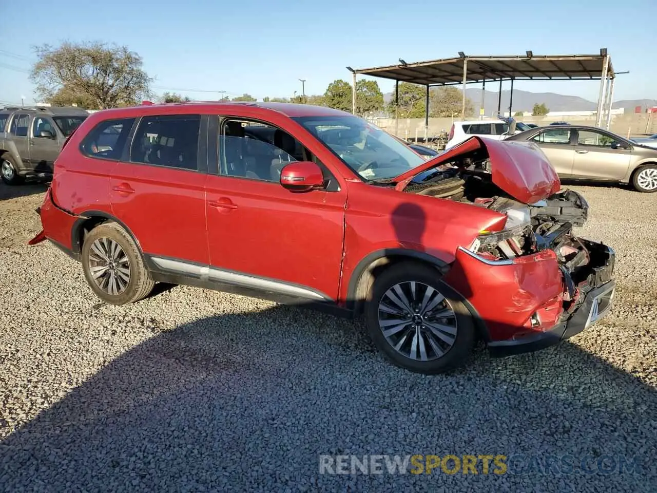4 Photograph of a damaged car JA4AD3A36KZ042734 MITSUBISHI OUTLANDER 2019
