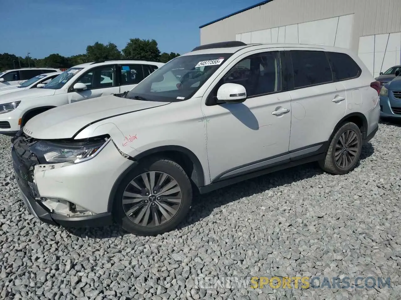 1 Photograph of a damaged car JA4AD3A37KZ016840 MITSUBISHI OUTLANDER 2019