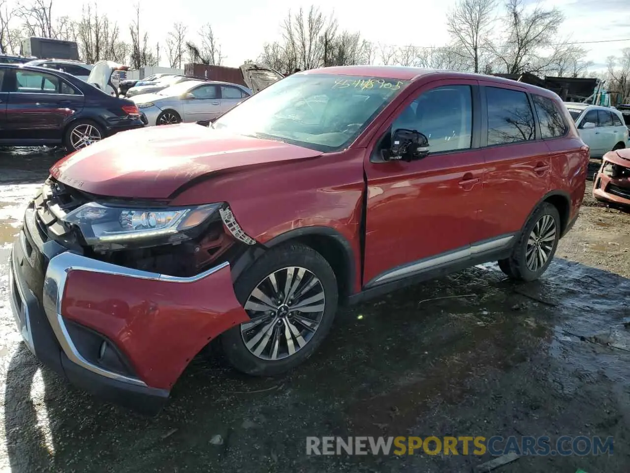 1 Photograph of a damaged car JA4AD3A37KZ017714 MITSUBISHI OUTLANDER 2019