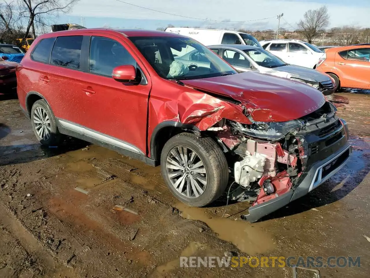 4 Photograph of a damaged car JA4AD3A37KZ017714 MITSUBISHI OUTLANDER 2019