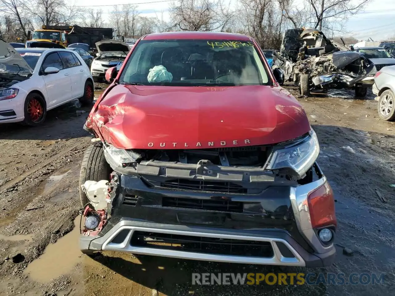 5 Photograph of a damaged car JA4AD3A37KZ017714 MITSUBISHI OUTLANDER 2019
