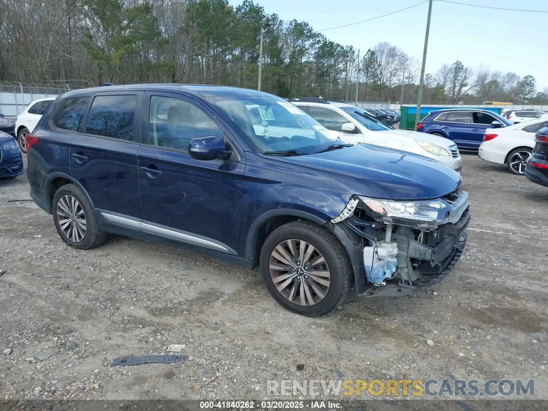 1 Photograph of a damaged car JA4AD3A39KZ005189 MITSUBISHI OUTLANDER 2019