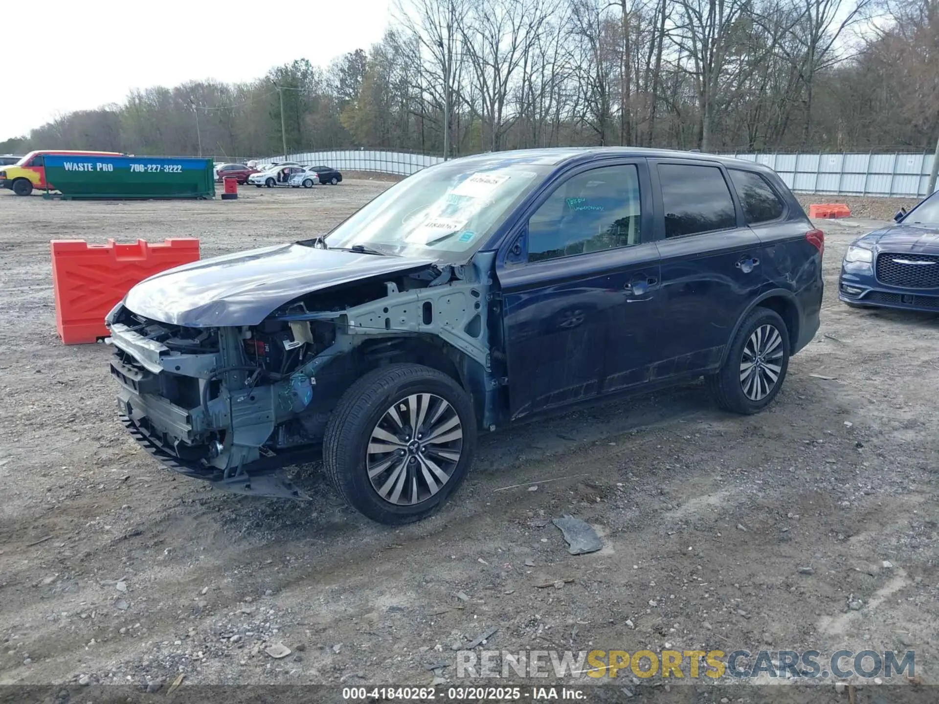 2 Photograph of a damaged car JA4AD3A39KZ005189 MITSUBISHI OUTLANDER 2019
