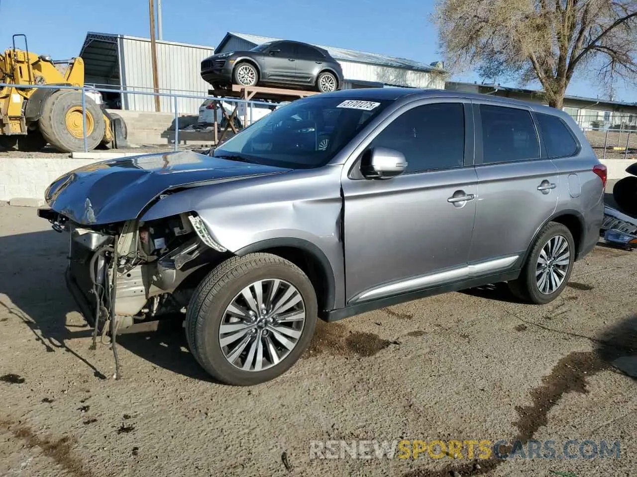 1 Photograph of a damaged car JA4AD3A39KZ008142 MITSUBISHI OUTLANDER 2019
