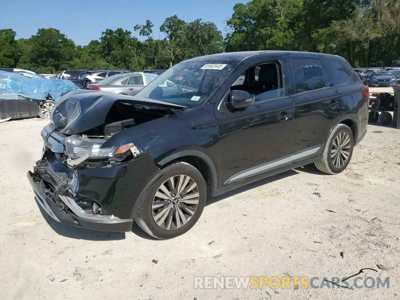 1 Photograph of a damaged car JA4AD3A39KZ019951 MITSUBISHI OUTLANDER 2019