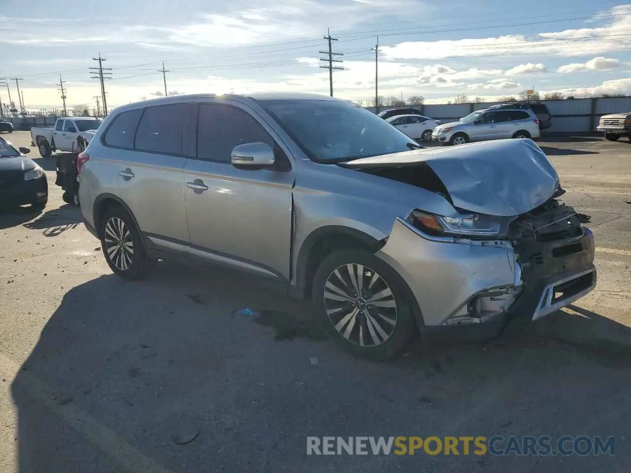 4 Photograph of a damaged car JA4AD3A3XKZ035589 MITSUBISHI OUTLANDER 2019