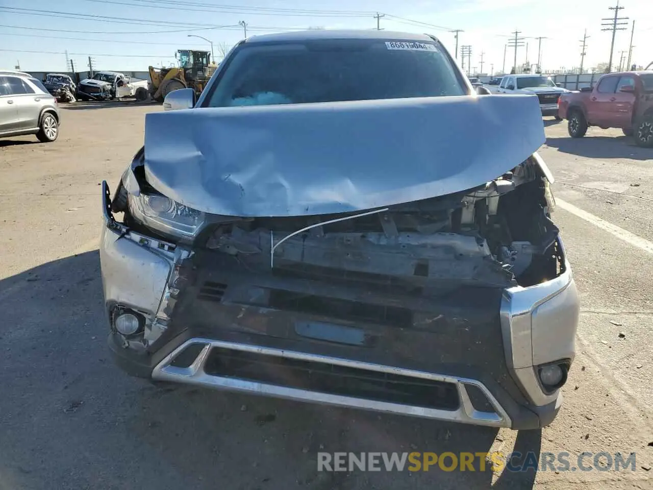 5 Photograph of a damaged car JA4AD3A3XKZ035589 MITSUBISHI OUTLANDER 2019