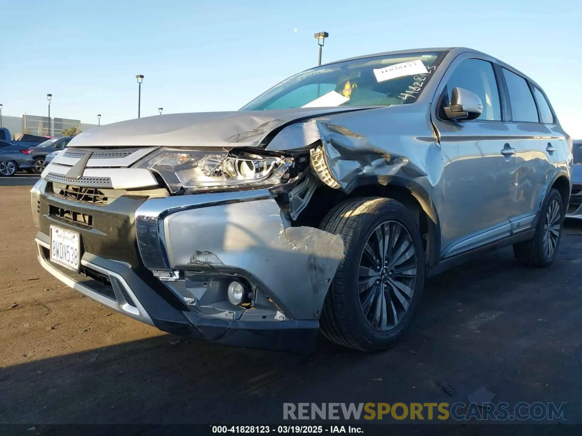 6 Photograph of a damaged car JA4AD3A3XKZ046463 MITSUBISHI OUTLANDER 2019