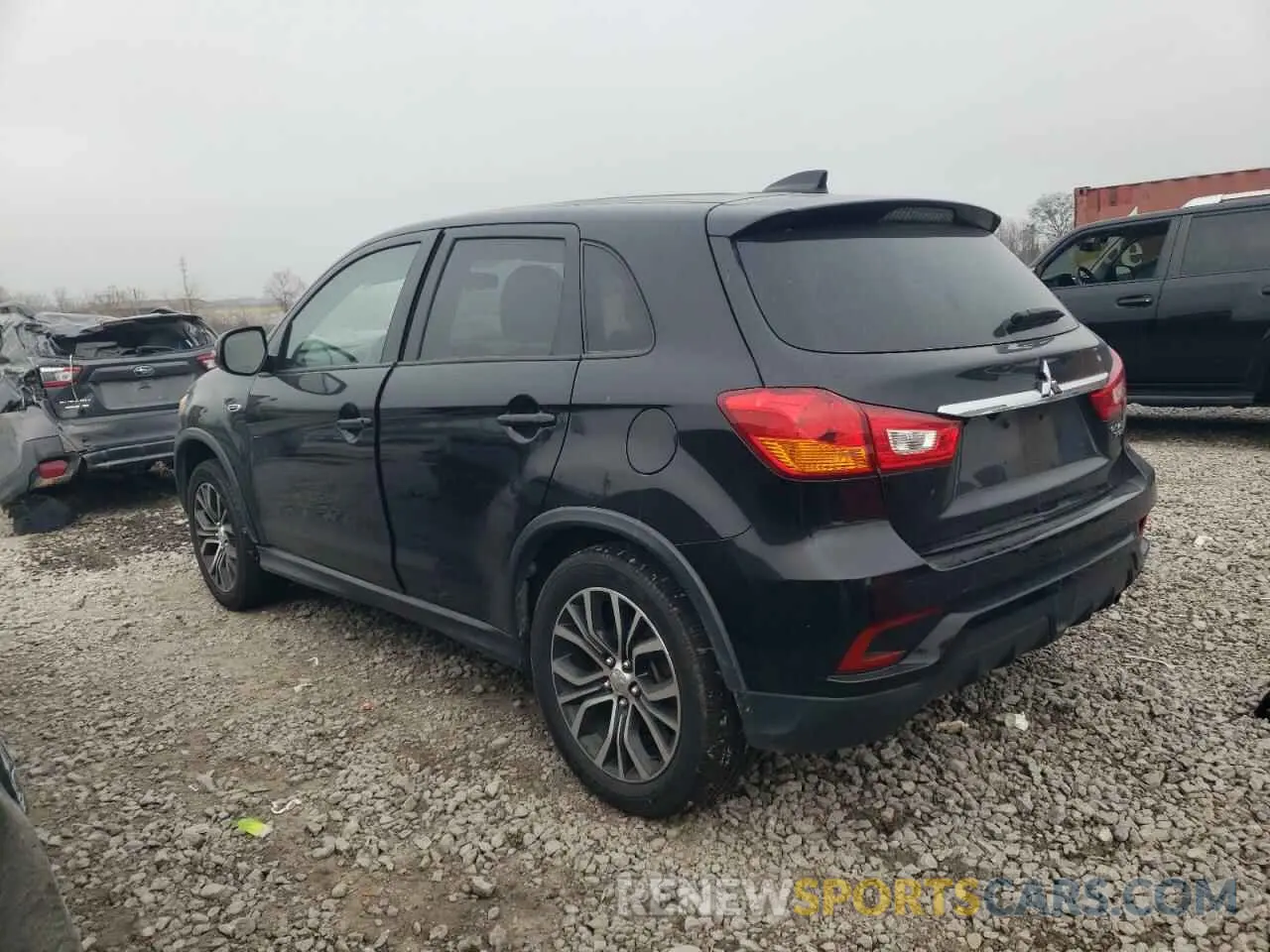 2 Photograph of a damaged car JA4AP3AU1KU001666 MITSUBISHI OUTLANDER 2019