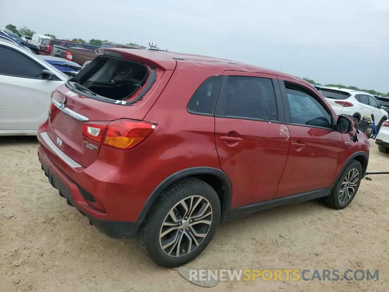 3 Photograph of a damaged car JA4AP3AU1KU009167 MITSUBISHI OUTLANDER 2019