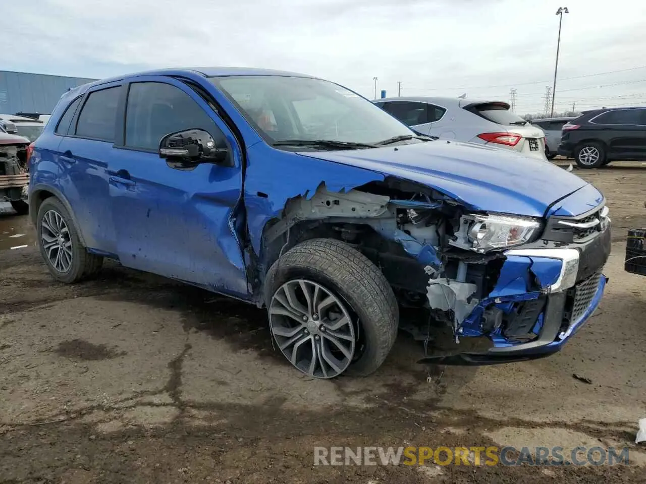 4 Photograph of a damaged car JA4AP3AU1KU030729 MITSUBISHI OUTLANDER 2019