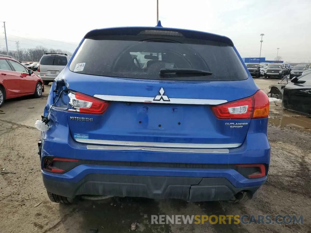 6 Photograph of a damaged car JA4AP3AU1KU030729 MITSUBISHI OUTLANDER 2019