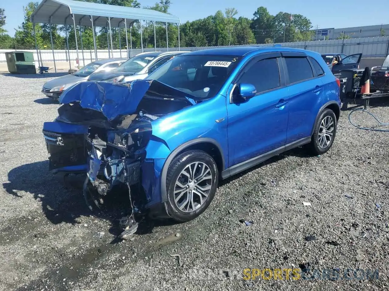 1 Photograph of a damaged car JA4AP3AU1KU034182 MITSUBISHI OUTLANDER 2019