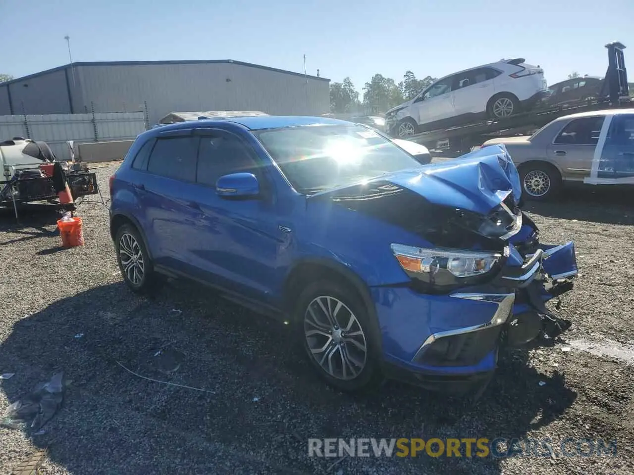4 Photograph of a damaged car JA4AP3AU1KU034182 MITSUBISHI OUTLANDER 2019