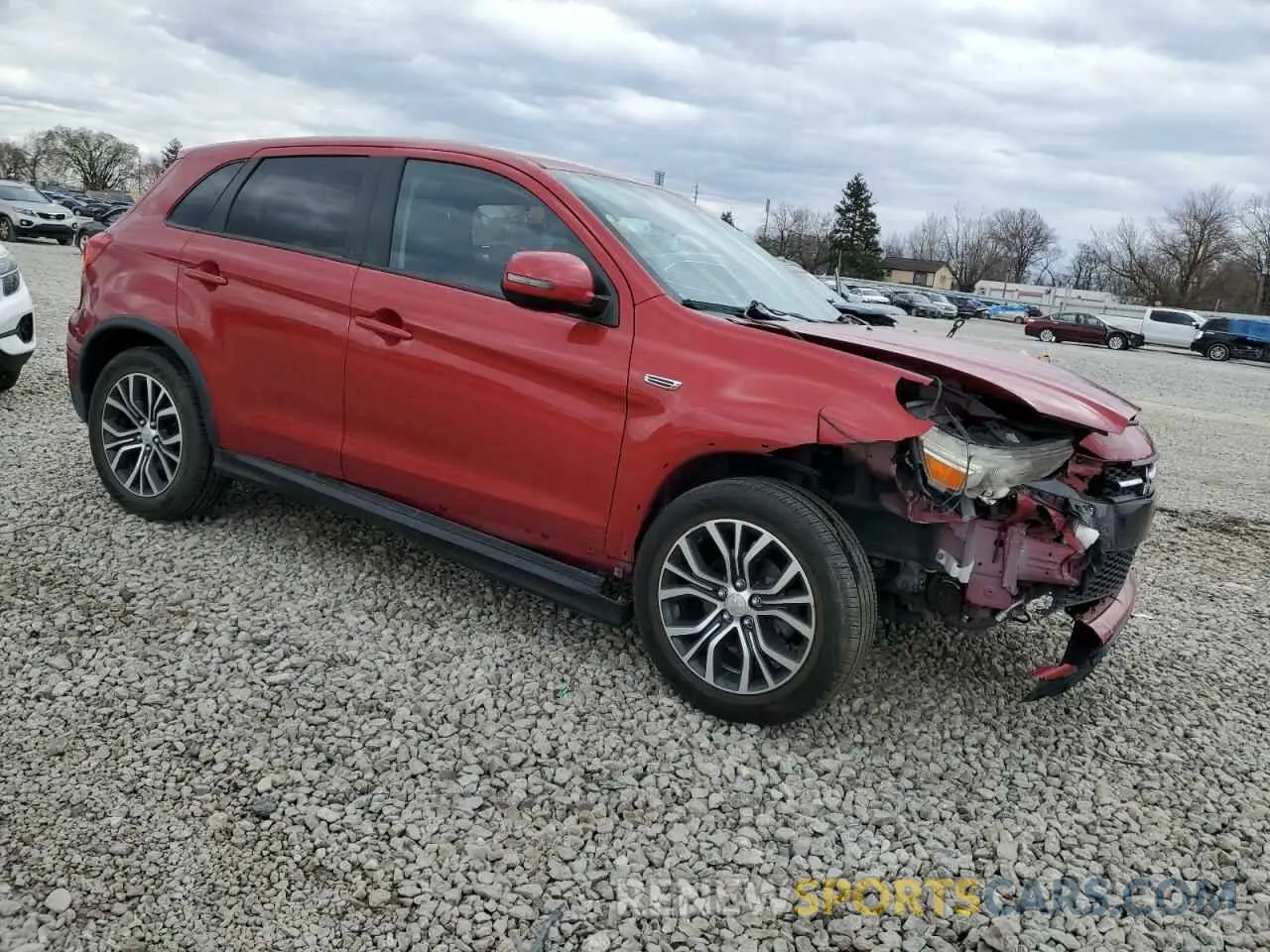 4 Photograph of a damaged car JA4AP3AU3KU030571 MITSUBISHI OUTLANDER 2019