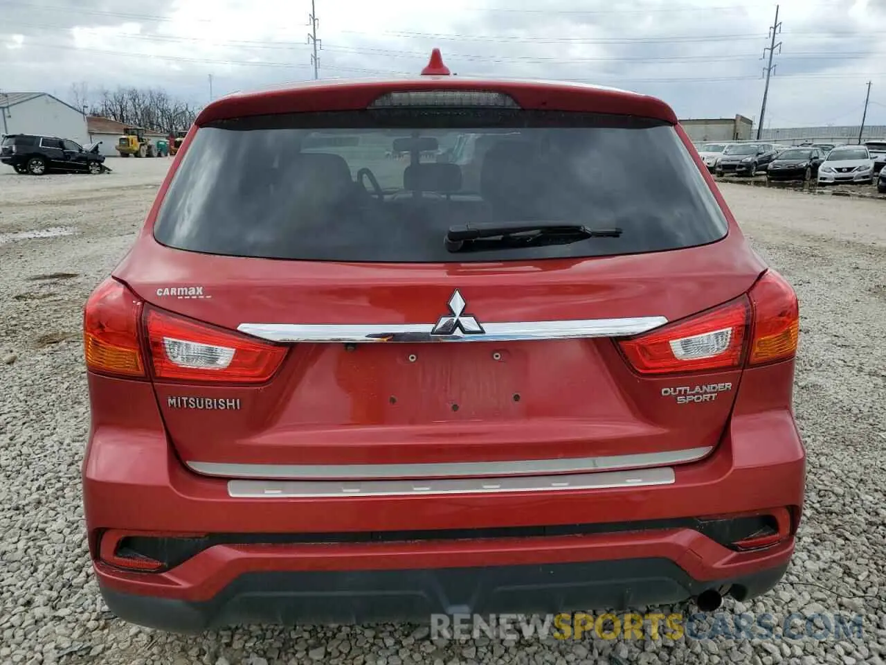 6 Photograph of a damaged car JA4AP3AU3KU030571 MITSUBISHI OUTLANDER 2019