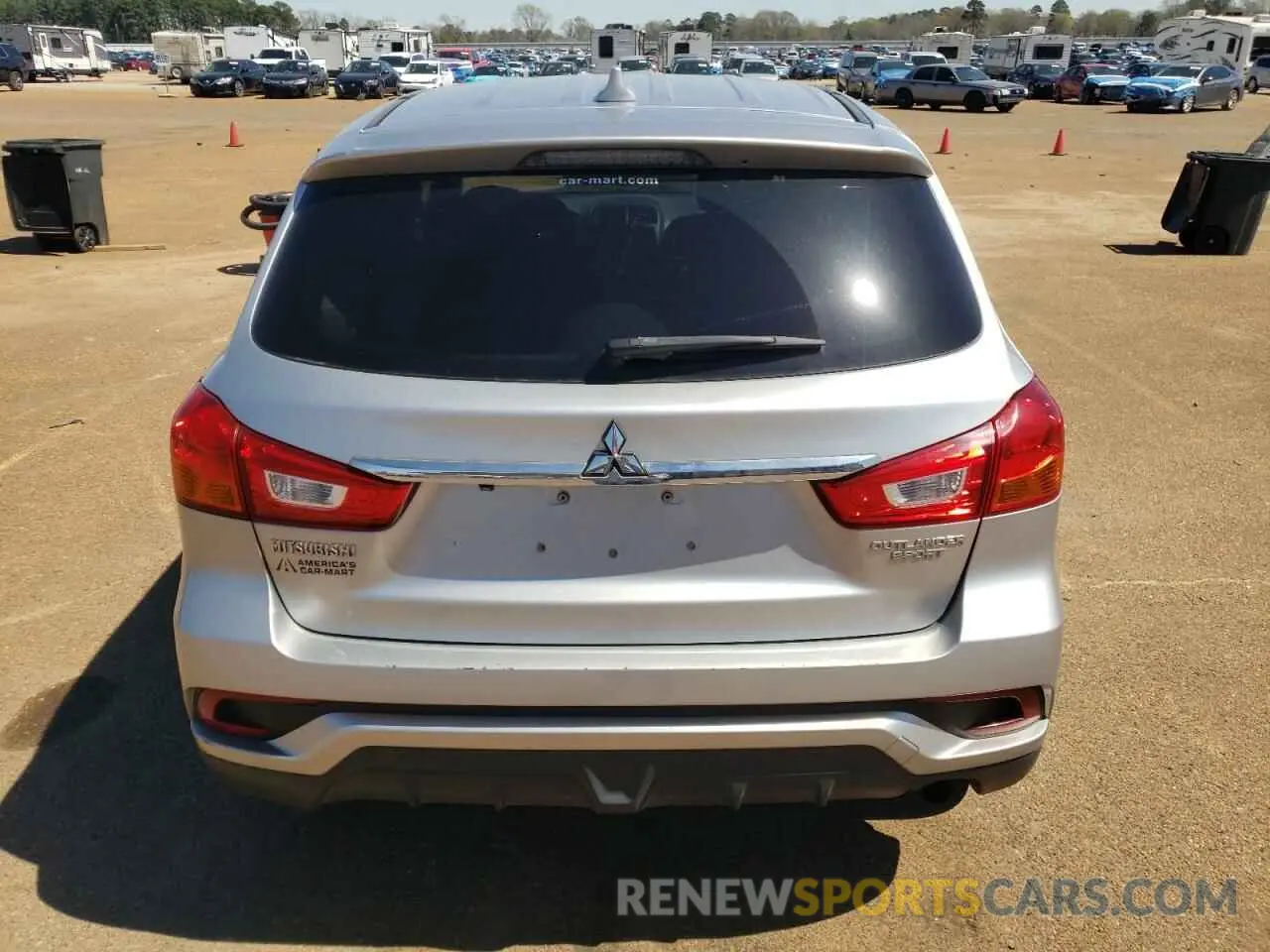 6 Photograph of a damaged car JA4AP3AU4KU011687 MITSUBISHI OUTLANDER 2019