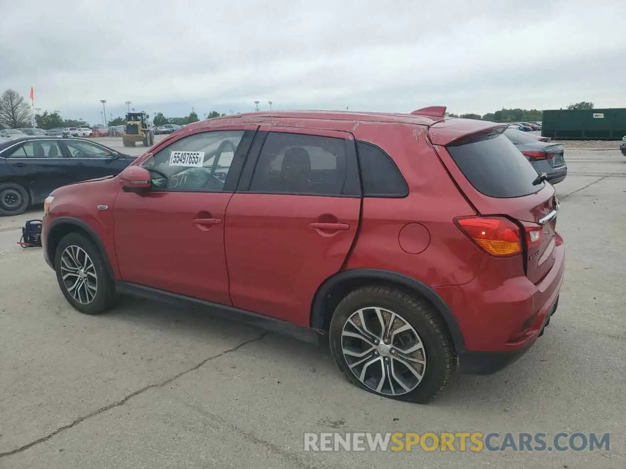 2 Photograph of a damaged car JA4AP3AU4KU016355 MITSUBISHI OUTLANDER 2019