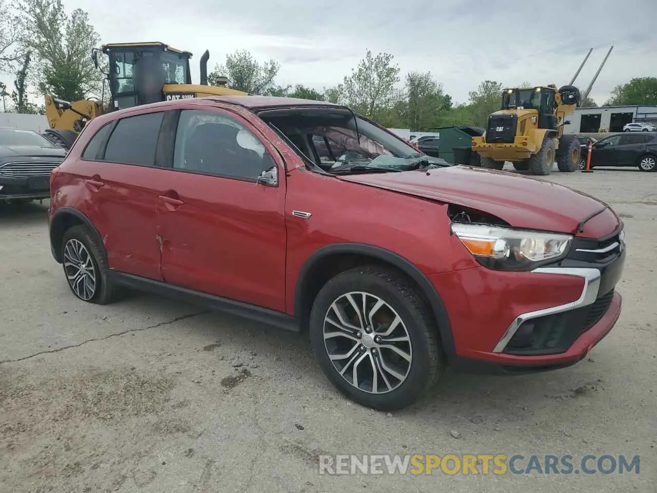 4 Photograph of a damaged car JA4AP3AU4KU016355 MITSUBISHI OUTLANDER 2019