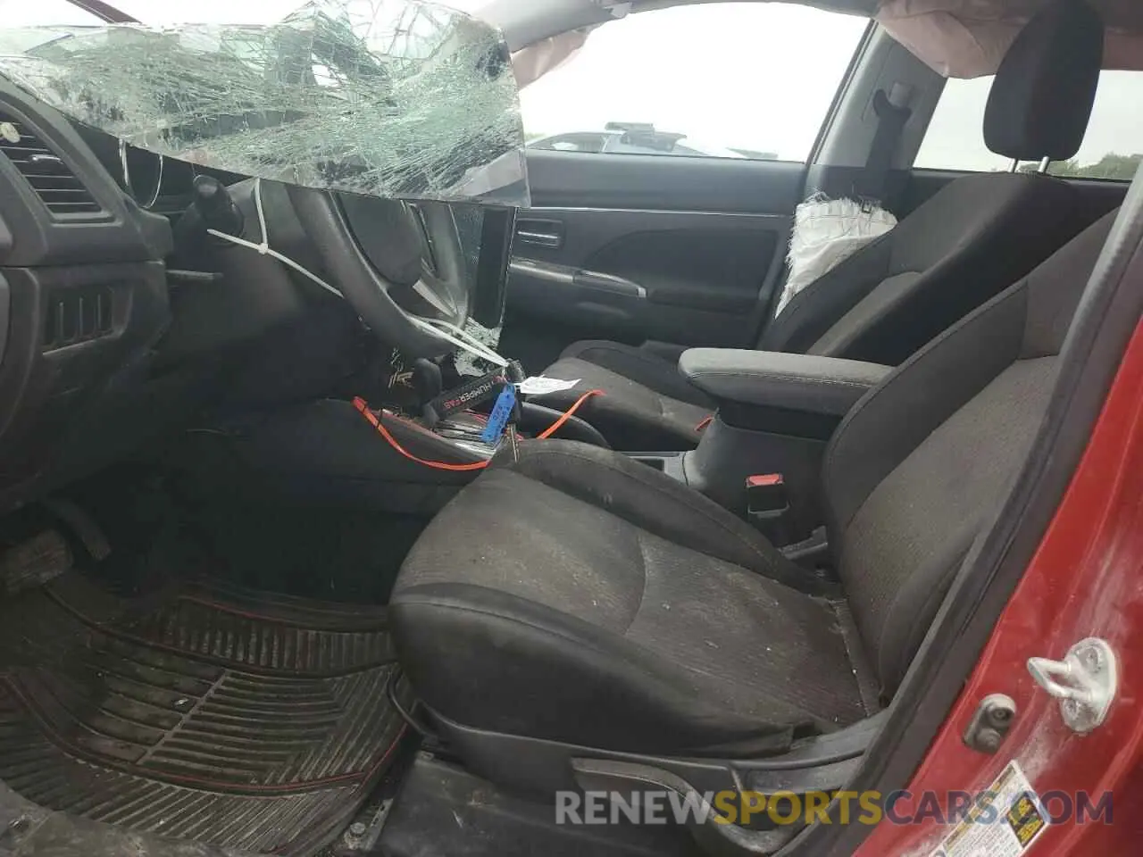 7 Photograph of a damaged car JA4AP3AU4KU016355 MITSUBISHI OUTLANDER 2019