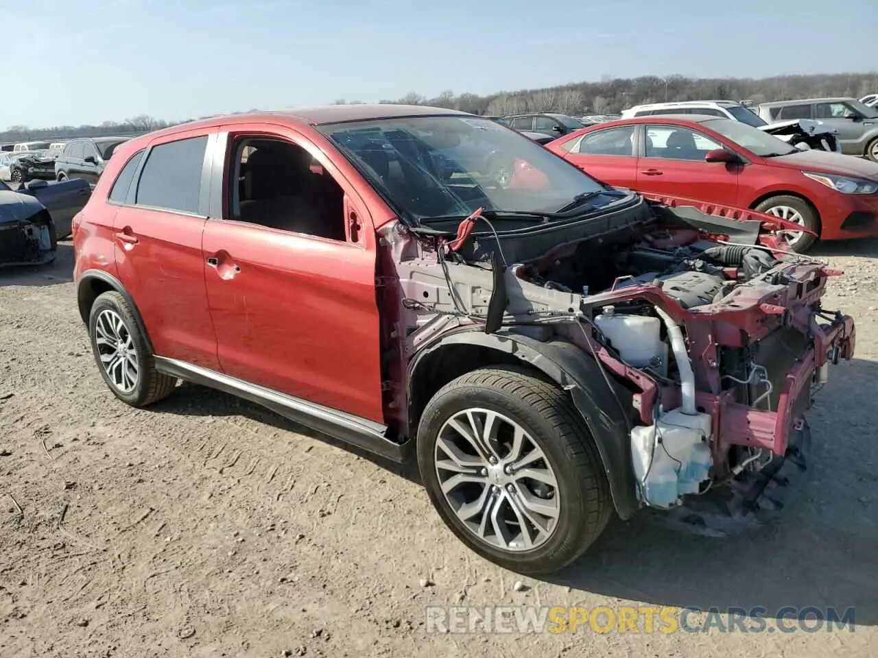 4 Photograph of a damaged car JA4AP3AU4KU022933 MITSUBISHI OUTLANDER 2019