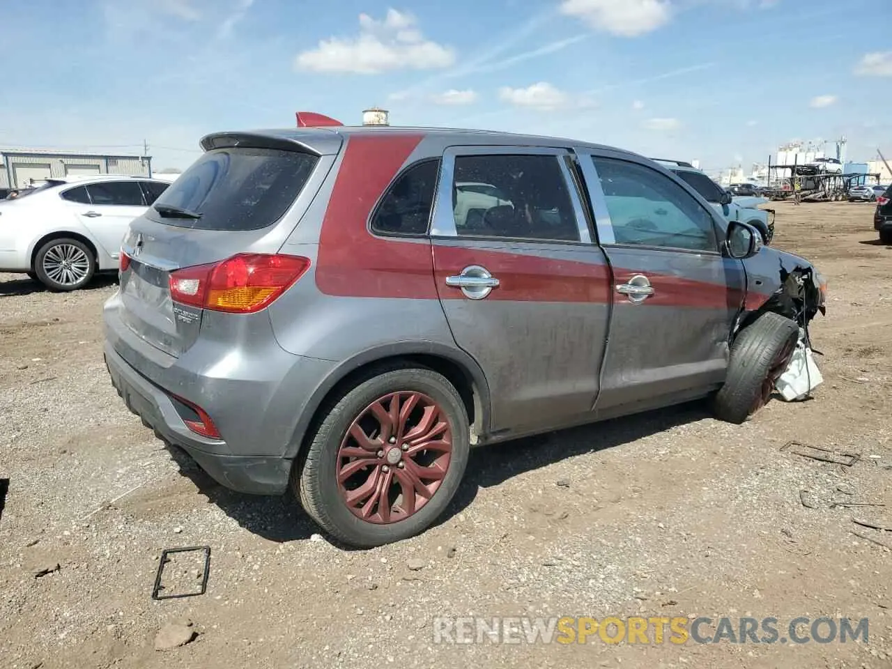 3 Photograph of a damaged car JA4AP3AU6KU002571 MITSUBISHI OUTLANDER 2019