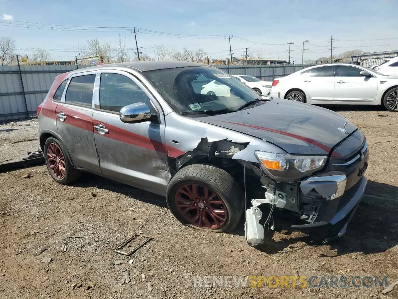 4 Photograph of a damaged car JA4AP3AU6KU002571 MITSUBISHI OUTLANDER 2019
