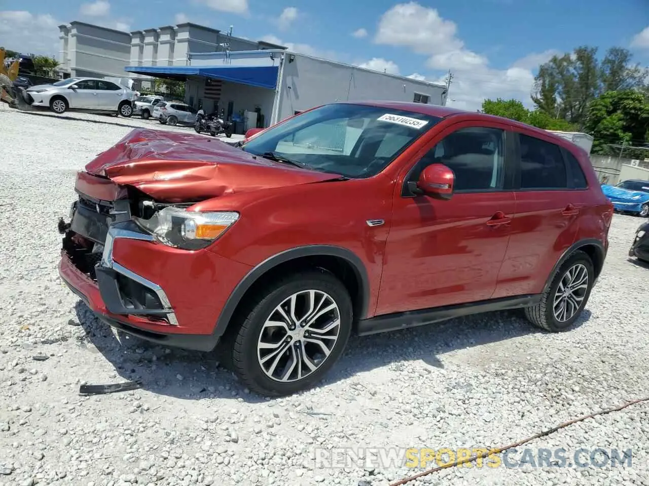 1 Photograph of a damaged car JA4AP3AU7KU006760 MITSUBISHI OUTLANDER 2019
