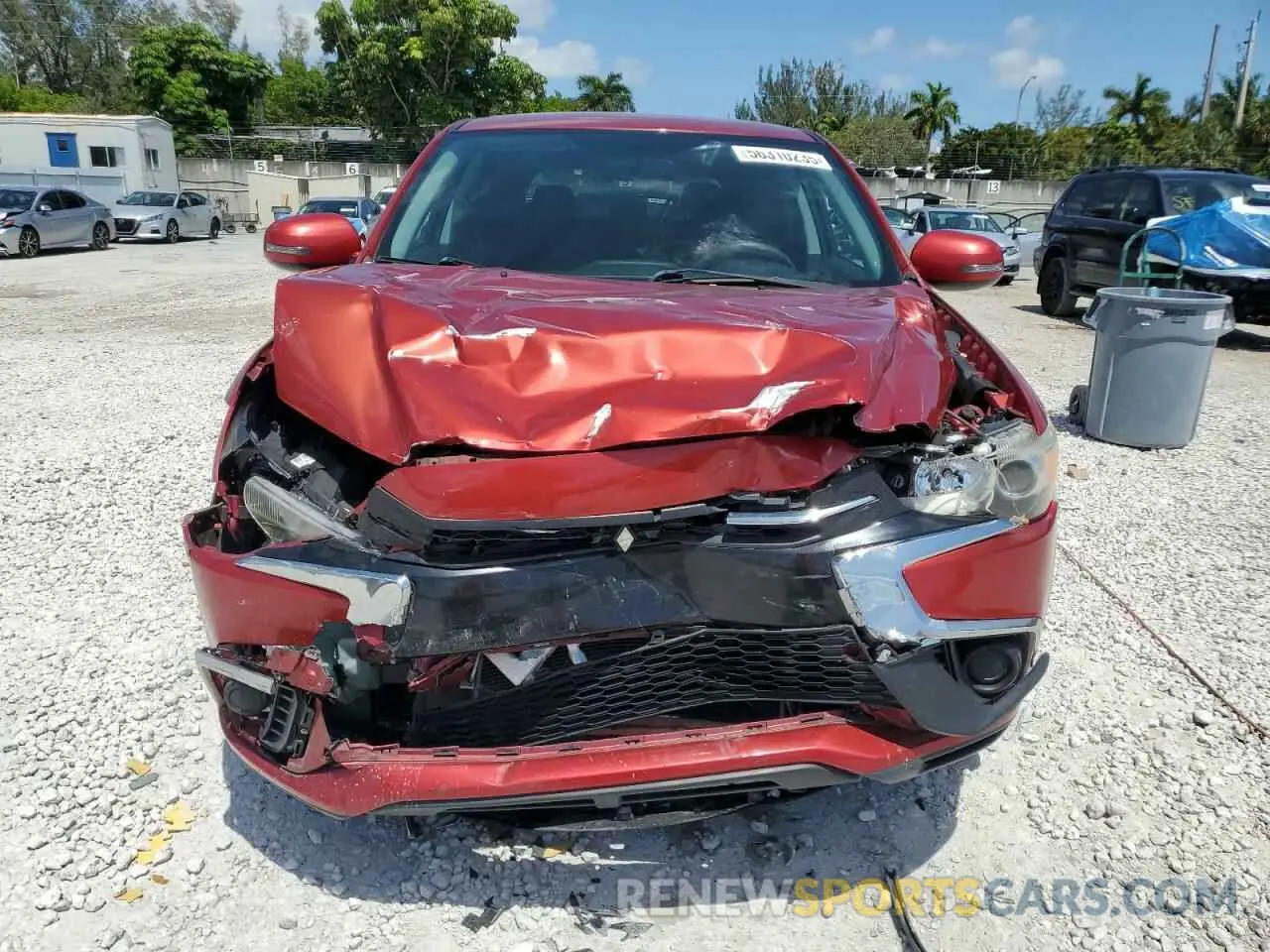 5 Photograph of a damaged car JA4AP3AU7KU006760 MITSUBISHI OUTLANDER 2019