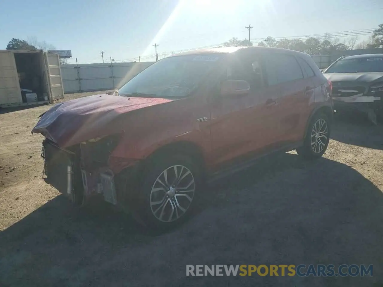 1 Photograph of a damaged car JA4AP3AU7KU035658 MITSUBISHI OUTLANDER 2019