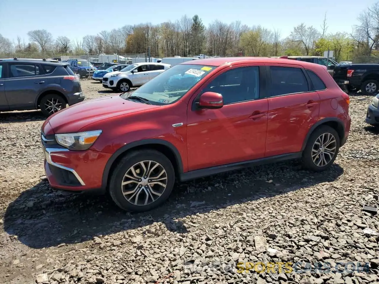 1 Photograph of a damaged car JA4AP3AU8KU016990 MITSUBISHI OUTLANDER 2019