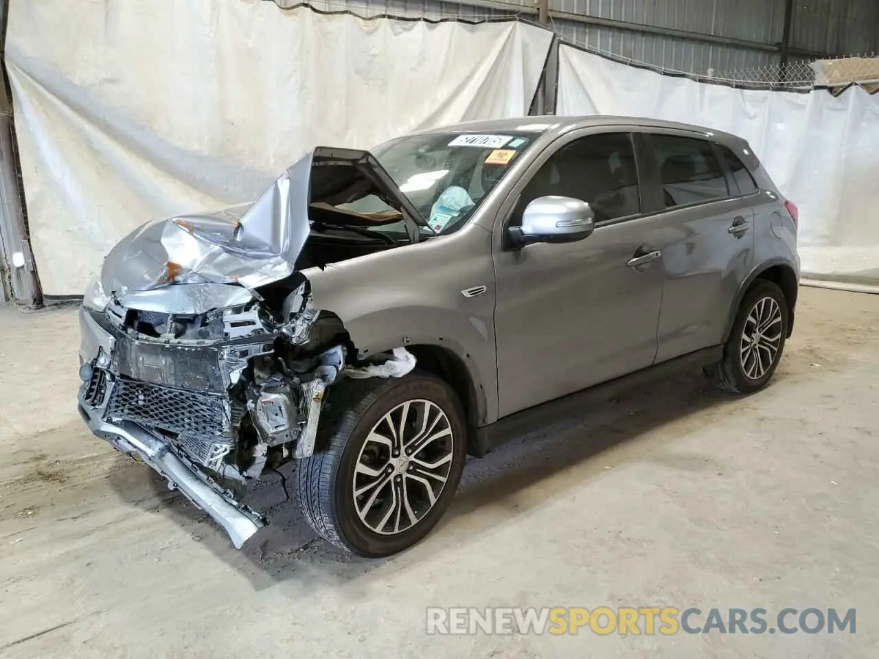 1 Photograph of a damaged car JA4AP3AU8KU017685 MITSUBISHI OUTLANDER 2019
