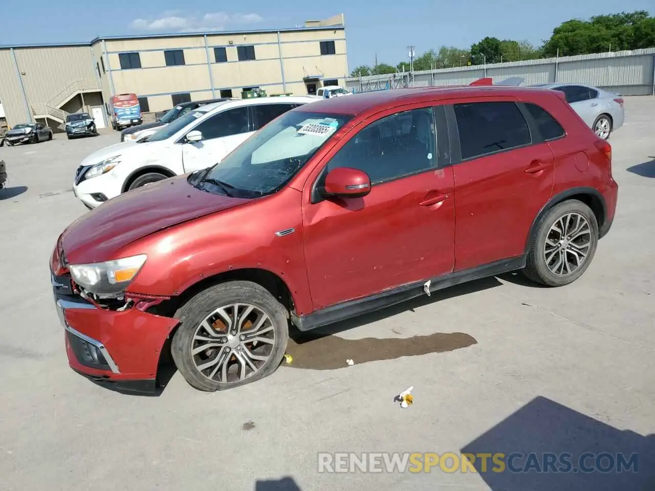 1 Photograph of a damaged car JA4AP3AU8KU018965 MITSUBISHI OUTLANDER 2019