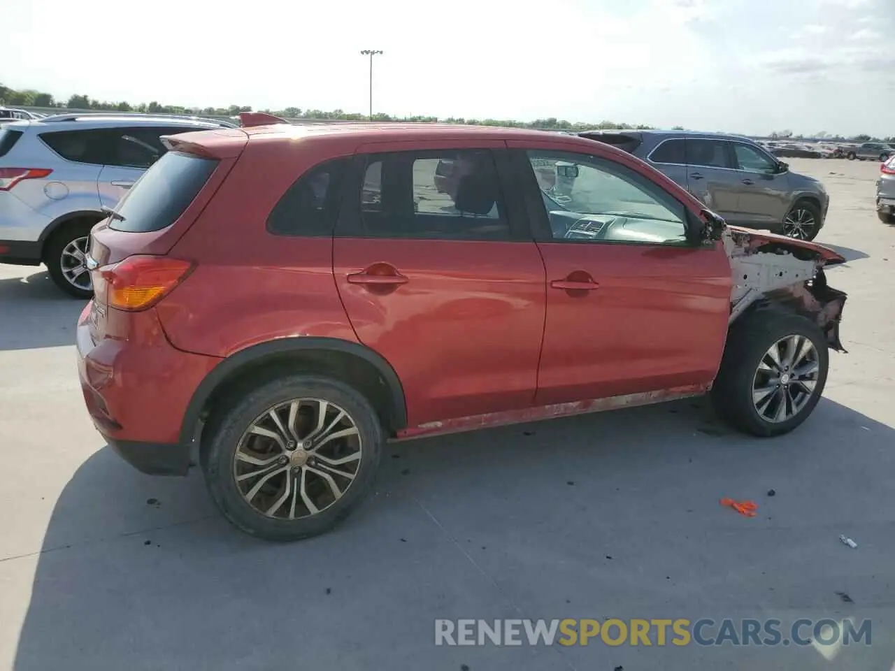 3 Photograph of a damaged car JA4AP3AU8KU018965 MITSUBISHI OUTLANDER 2019
