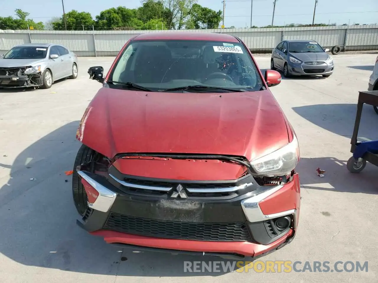 5 Photograph of a damaged car JA4AP3AU8KU018965 MITSUBISHI OUTLANDER 2019