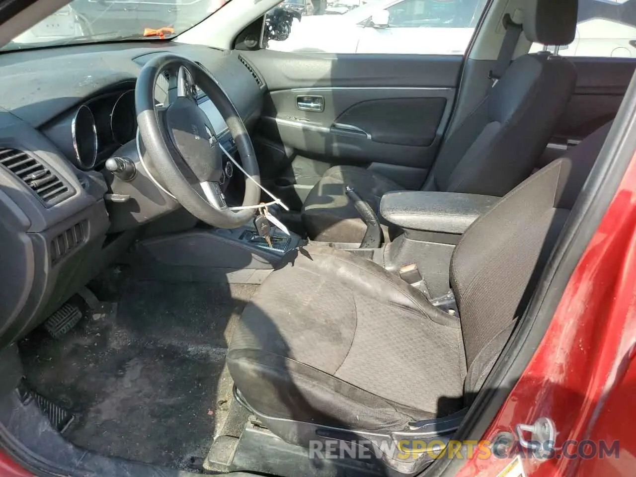 7 Photograph of a damaged car JA4AP3AU8KU018965 MITSUBISHI OUTLANDER 2019