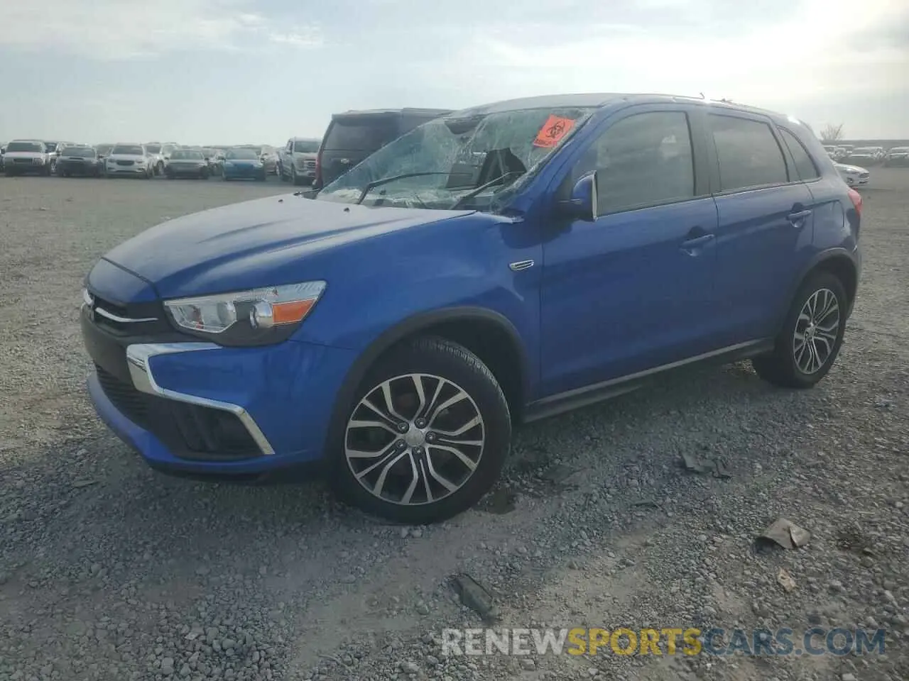 1 Photograph of a damaged car JA4AP3AU8KU029187 MITSUBISHI OUTLANDER 2019