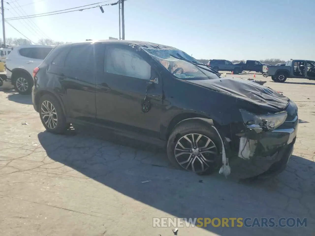 4 Photograph of a damaged car JA4AP3AU9KU012513 MITSUBISHI OUTLANDER 2019