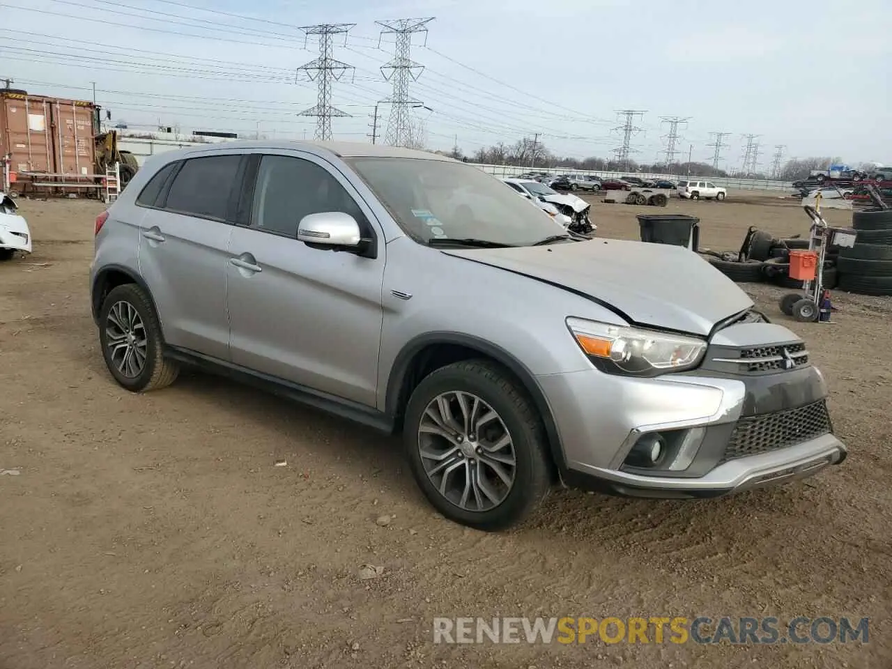4 Photograph of a damaged car JA4AP4AU4KU012702 MITSUBISHI OUTLANDER 2019
