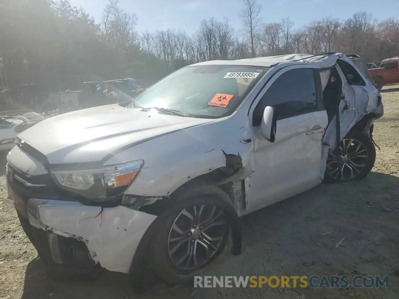 1 Photograph of a damaged car JA4AP4AU5KU017844 MITSUBISHI OUTLANDER 2019