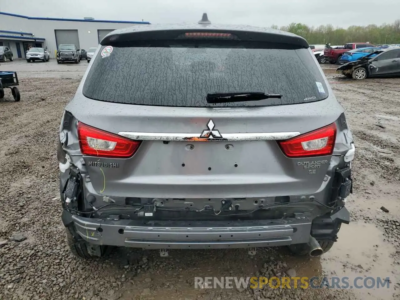 6 Photograph of a damaged car JA4AR3AU0KU030344 MITSUBISHI OUTLANDER 2019