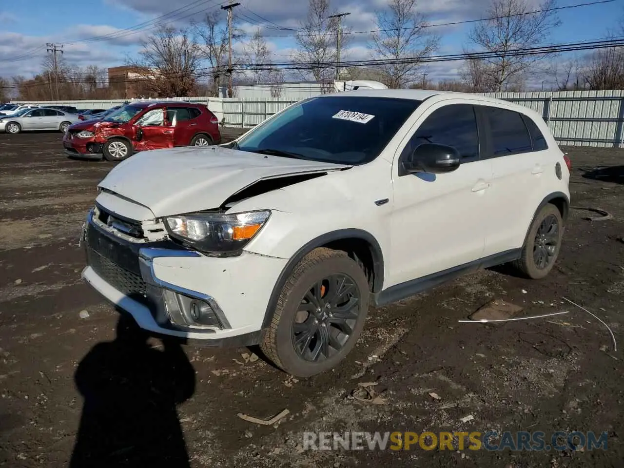 1 Photograph of a damaged car JA4AR3AU0KU031168 MITSUBISHI OUTLANDER 2019