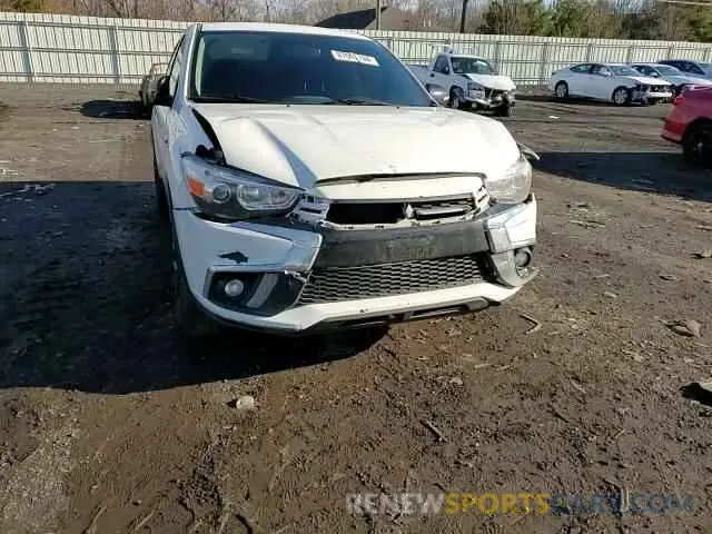 11 Photograph of a damaged car JA4AR3AU0KU031168 MITSUBISHI OUTLANDER 2019