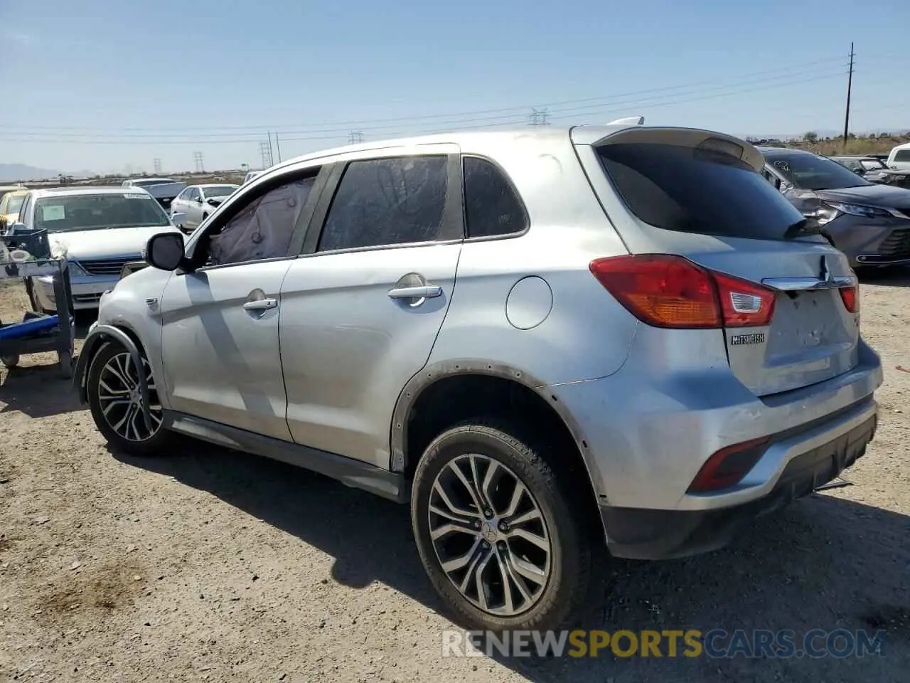 2 Photograph of a damaged car JA4AR3AU3KU011982 MITSUBISHI OUTLANDER 2019