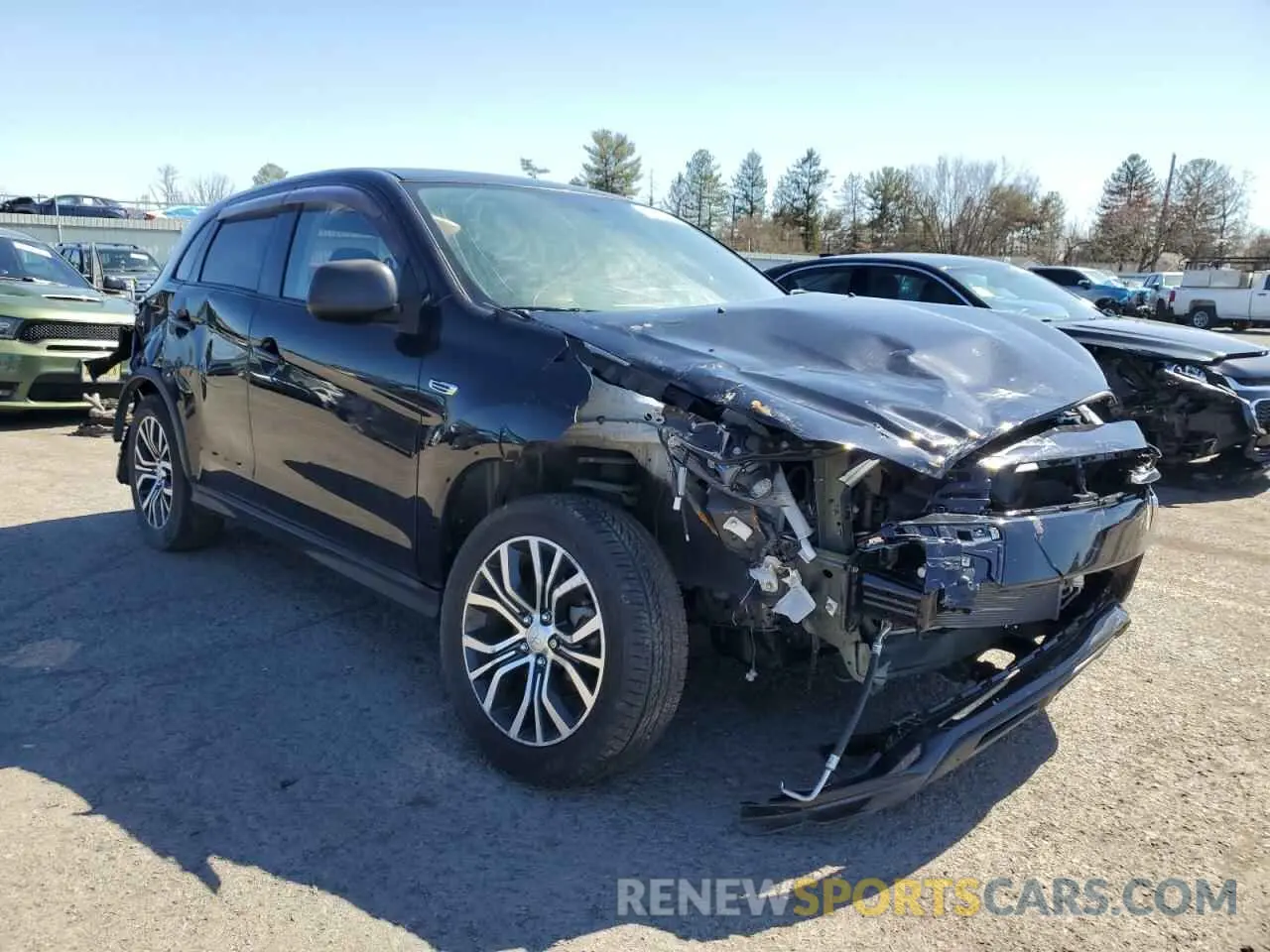 4 Photograph of a damaged car JA4AR3AU3KU032458 MITSUBISHI OUTLANDER 2019