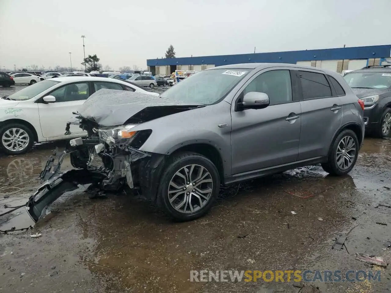 1 Photograph of a damaged car JA4AR3AU4KU010906 MITSUBISHI OUTLANDER 2019