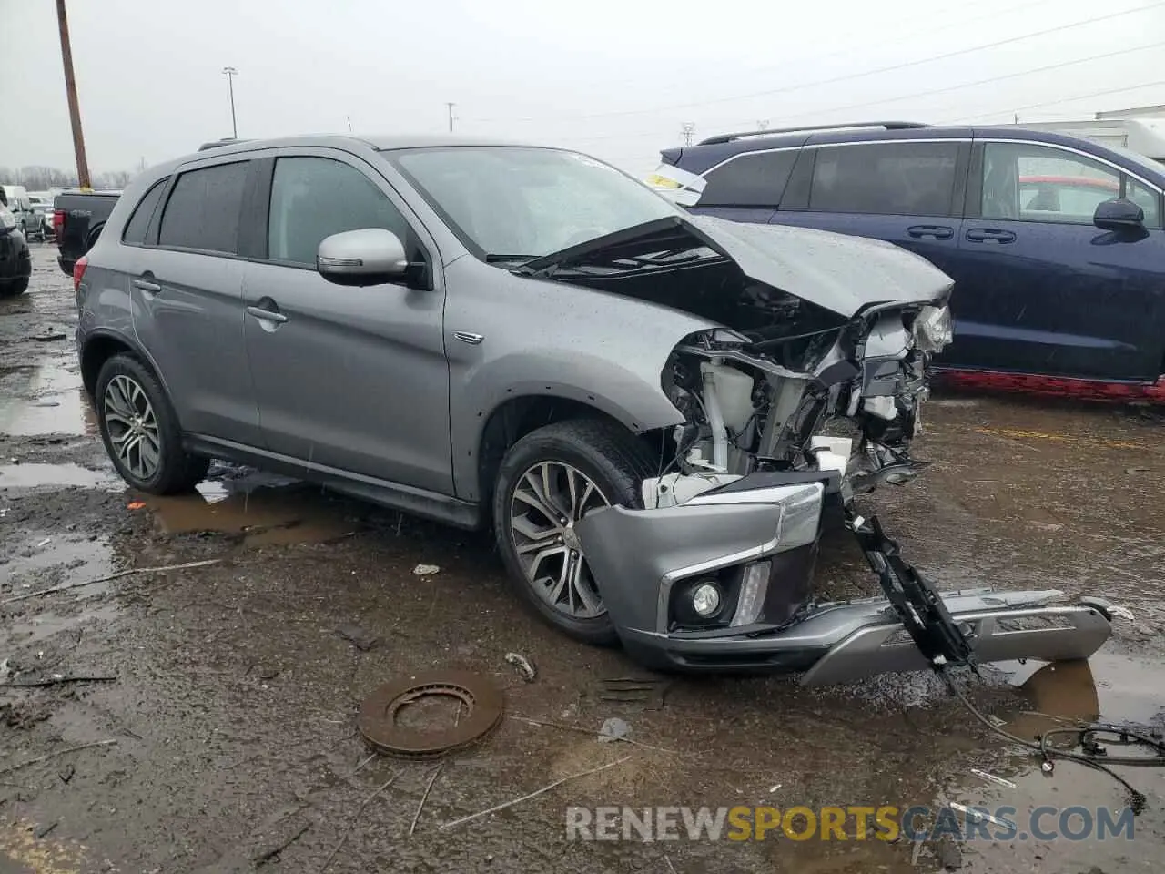 4 Photograph of a damaged car JA4AR3AU4KU010906 MITSUBISHI OUTLANDER 2019