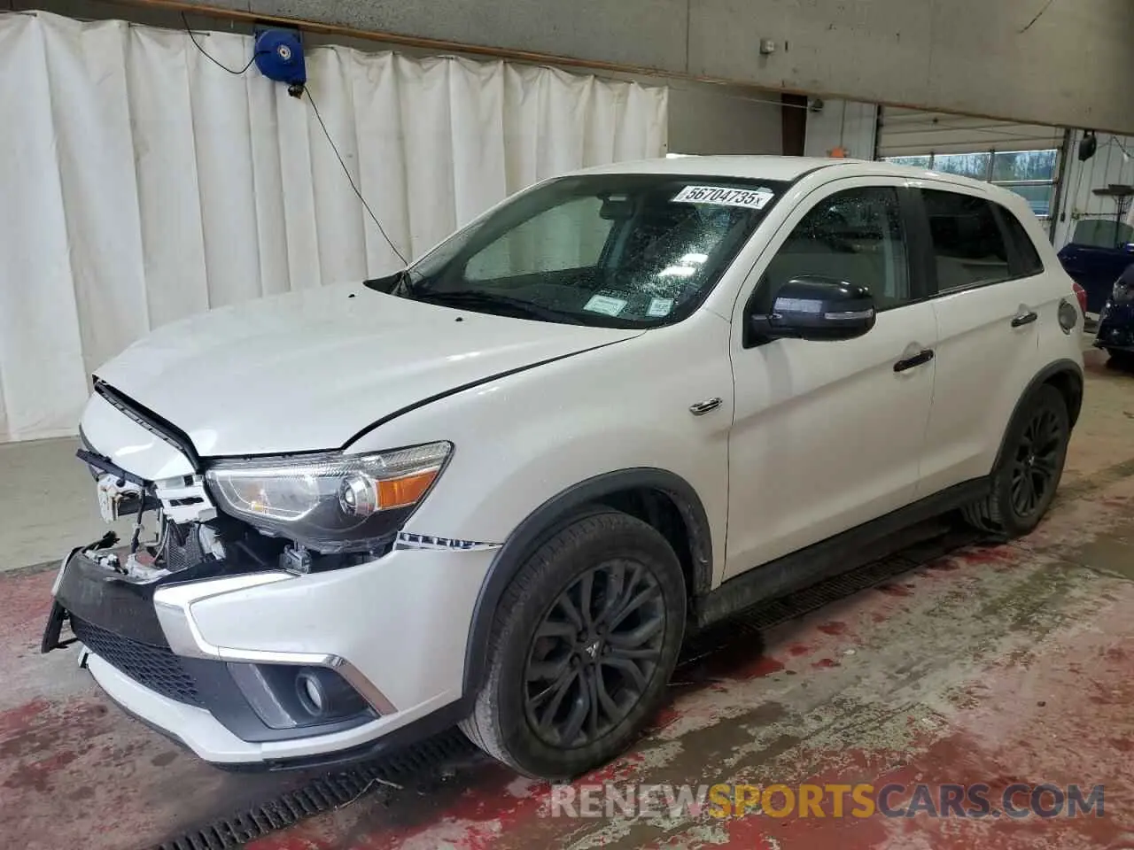 1 Photograph of a damaged car JA4AR3AU4KU021954 MITSUBISHI OUTLANDER 2019