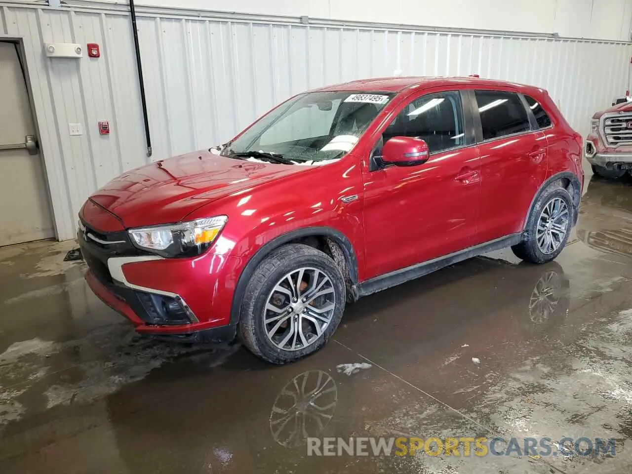 1 Photograph of a damaged car JA4AR3AU5KU016603 MITSUBISHI OUTLANDER 2019